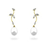 Pearl & Diamond Earrings