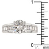 Antoinette Silver Engagement Ring