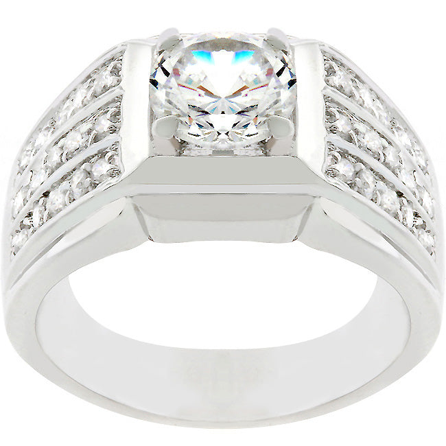 Rock Solid Cubic Zirconia Ring
