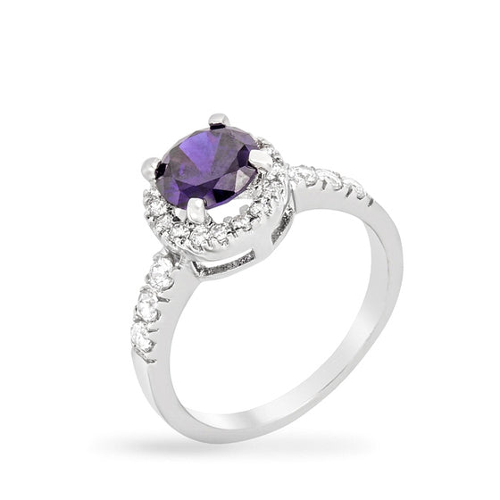 Tanzanite Purple Crown Ring