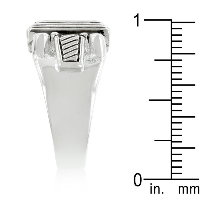 White Cats Eye Cocktail Ring