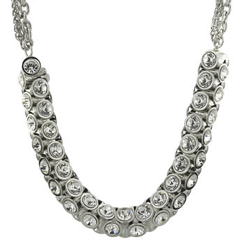 Crystal Four-Sided Necklace